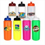 DA8067100 32 oz. Sports Bottle with Push n Pull Cap and Full Color Digital Imprint
